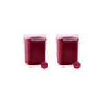 Tupperware 5.5 lt Bordo Özel Kare Saklama Kabı