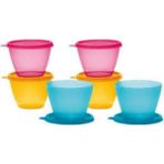 Tupperware 6x400 ml Renkli Saklama Kabı