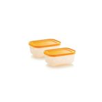 Tupperware Alaska 2x450 ml Turuncu Buzluk Saklama Kabı