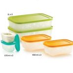 Tupperware Alaska Başlangıç Seti 2X1LT 2X450ML 2X170ML Derin Dondurucu Alaska Başlangıç Set