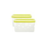 Tupperware Alaska Buzdolabı Saklama Kabı (2 X 2.5 Lt) Ekru
