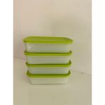 Tupperware Alaska Buzdolabı ve Derin Dondurucu Saklama Kabı 1lt, 4lü Kap