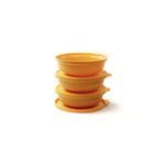 Tupperware Aloha 3x450 ml Turuncu Saklama Kabı