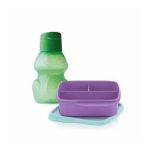Tupperware Bölmeli Beslenme Kabı 500 Ml Ve Eko Şişe Kurbağa 350 Ml