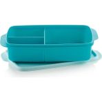 Tupperware Bölmeli Beslenme Kutusu 1L Su Mavisi
