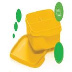 Tupperware Bölmeli Beslenme Kutusu Sarı 500 ML