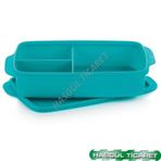 Tupperware Bölmeli Beslenme Kutusu Turkuaz Sağlikli Beslenme Kabi Hsgl