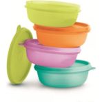 Tupperware Buzdolabı Saklama Kabı Şeker Kaplar 300 ml 4'lü - Renkli