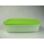 Tupperware Dondurucu Kabı 1,0 L Beyaz Yeşil G36 Buz Kristali Düz Buz Kristali P 17849