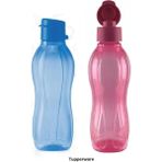 Tupperware Eco Şişe Suluk 500 ml 2 'li Deniz Mavisi & Pembe