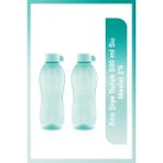 Tupperware Eco Şişe Suluk 500 ml Su Mavisi BPA İçermeyen Ergonomik Suluk 2'li