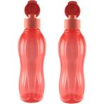 Tupperware Eko 2x750 ml Mercan Şişe Suluk