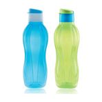 Tupperware Eko Şişe 750 ml Mavi ve Yeşil Suluk