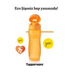 Tupperware Eko Şişe - Suluk SLİM Şişe KK 500 ml TURUNCU - YENİ ÜRÜN