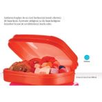 Tupperware F20 Saklama Kabı Açık Kırmızı 800 ml