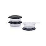 Tupperware Kristal 275 ml Siyah 3'lü Saklama Kabı