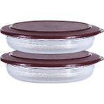 Tupperware Kristal Bordo 2li Set