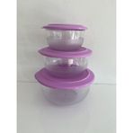 Tupperware Kristalin 3lü 3.5lt,2.1lt,1.1lt