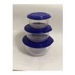 Tupperware Kristalin 3lü Lacivert Large Set