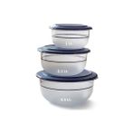 Tupperware Kristalin 3'lü Lacivert Saklama Kabı