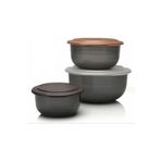 Tupperware Kristalin 3'Lü Set Renkli Kapak