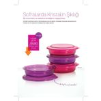 Tupperware Kristalin 4'lü Saklama Kabı