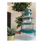 Tupperware Kristalin 5li Saklama Ve Servis Kabı