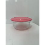 Tupperware Kristalin Kase 2,1 L Pembe – Şeffaf Gövdeli Saklama ve Servis Kabı