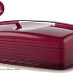 Tupperware Kristalin Pasta Servis Dikdörtgen Bordo