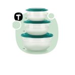 Tupperware Kristalin Saklama Ve Servis Kabı 3 Lü Set Yeşil