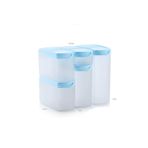 Tupperware Kuru Bakliyat Saklama Oval Dizayn Set 5li