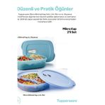 Tupperware Mikro bölmeli kap 1.4 litre ve Mikro Bölmeli Beslenme 1 Litre