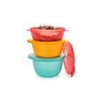 Tupperware Mikro Kaplar Set 1-1.5-2 Lt Mikrodalga Fırın Için Tkaz Hsgl