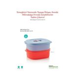 Tupperware Mikrodalga Fırın Isıtma Kabı 2 Li