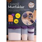 TUPPERWARE OVAL DİZAYN SET 4 LÜ SET