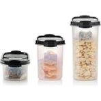 Tupperware Oval Set 3'lü Kuru Gıda Saklama Kabı
