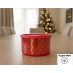 Tupperware Parıltı Saklama Kabı – 1,4 Litre - Kırmızı - Altın