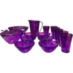 Tupperware Pırlanta Mor Set 27 Parça Tam Set Saklama ve Servis Kabı Piknik Seti