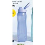 Tupperware Plastik 750 ml yeni ürün gen II Eco Bottle shurax 0,75 L Mor