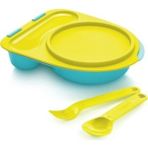 Tupperware Pratik Beslenme Kutusu ve Servisi - 1 Yaş ve Üzeri - Beyaz - Eflatun