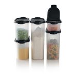 Tupperware Premium Oval Set 5'li Mavi (Kurubakliyat Saklama Seti) Hasgül