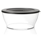 Tupperware Royal 1.35 lt Siyah Saklama Kabı