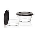 Tupperware Royal 2'li 290 ml Siyah Saklama Kabı