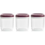 Tupperware Royal Kavanoz 3'Lü 780 Ml Saklama Kabı Mor Hsgl