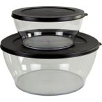 Tupperware Şeffaf Saklama Kabı 4 lt + 1,3 lt