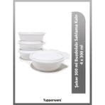 Tupperware Şeker 300 ml 4 Lü Buzdolabı Saklama Kabı Beyaz