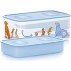 Tupperware Su Hayvanlar 2'li Sıkı Kapaklı Saklama Kabı