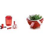 Tupperware Süper Şef 2 + Tupperware Kırmızı Çift Süzgeç Hediye