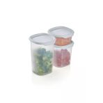 Tupperware Tek Dokunuş Kare 3’lü Kuru Gıda Saklama Kabı