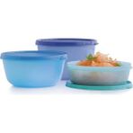 Tupperware Üçlü Saklama Kabı Şeker Set - Mavi - 2 lt